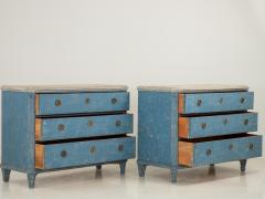 Pair of Gustavian Style Chests of Drawers - 2193290