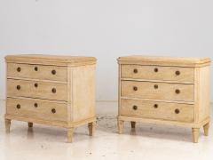 Pair of Gustavian Style Chests of Drawers Early 20th C  - 3864665