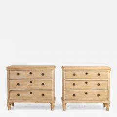 Pair of Gustavian Style Chests of Drawers Early 20th C  - 3867087