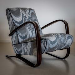 Pair of H 269 Lounge Chairs by Jind ich Halabala Czech Republic 1930s - 4431648