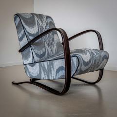 Pair of H 269 Lounge Chairs by Jind ich Halabala Czech Republic 1930s - 4431655