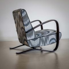 Pair of H 269 Lounge Chairs by Jind ich Halabala Czech Republic 1930s - 4431656