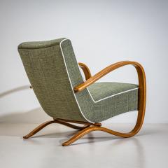 Pair of H 269 Lounge Chairs by Jind ich Halabala Czechia 1930s - 4542605