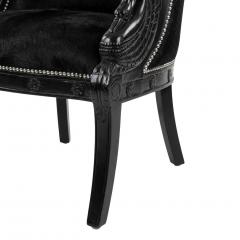 Pair of Hair On Cowhide Barrel Back Club Chairs - 4554777