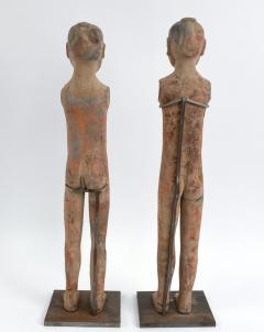 Pair of Han Dynasty Terracotta Figures Circa 2nd Century BC - 3393167