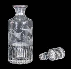 Pair of Hand Etched Crystal Decanters - 3167408