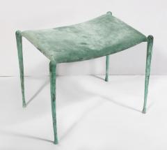 Pair of Hand Made Patinated Bronze Benches - 2211227