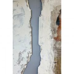 Pair of Hand Painted Architectural Roman Wall Fragments Italian Venetian Style - 2489397