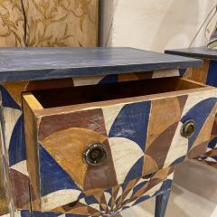 Pair of Hand Painted Italian bedside tables - 3815879