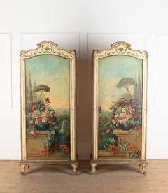 Pair of Hand Painted Venetian Cabinets - 3777388