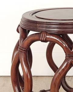Pair of Hardwood Chinese Stools Late 19th Early 20th Century - 3346492