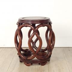 Pair of Hardwood Chinese Stools Late 19th Early 20th Century - 3346494