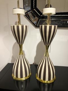 Pair of Harlequin Table Lamps by Gerald Thurston - 1455976