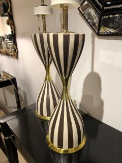 Pair of Harlequin Table Lamps by Gerald Thurston - 1455984