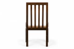 Pair of Harvey Probber American Mid Century Slat Back Wood and Caned Seat Side C - 4631465