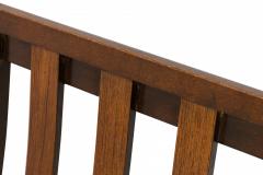 Pair of Harvey Probber American Mid Century Slat Back Wood and Caned Seat Side C - 4631466