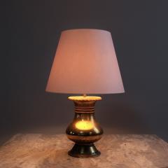 Pair of Heavy 1920s Brass Orientalist Lamps France - 4073575