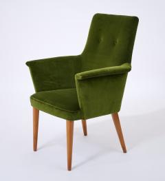 Pair of High Back Italian Armchairs 1960s - 4340299