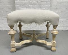 Pair of Hollywood Regency Cerused Benches - 3076774