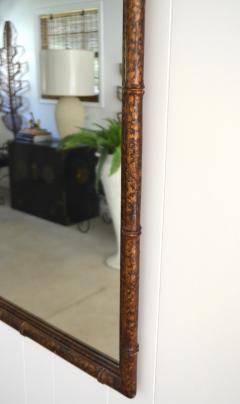 Pair of Hollywood Regency Faux Bamboo Wall Mirrors - 3357951