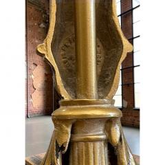 Pair of Hollywood Regency French Bronze Putti Candelabra Table Lamps Paris - 4707481
