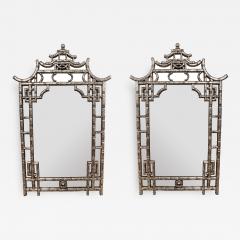 Pair of Hollywood Regency Style Wall Mirrors - 2293949
