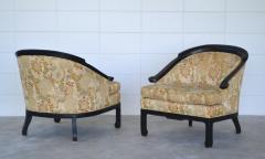 Pair of Hollywood Regency Tub Chairs - 1908711