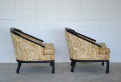 Pair of Hollywood Regency Tub Chairs - 1908717