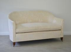 Pair of Hollywood Regency Upholstered Settees - 2693179