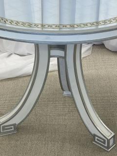 Pair of Hollywood Regency glomis Top Painted Side End or Centre Tables - 2966247