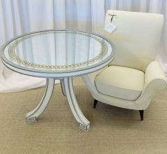 Pair of Hollywood Regency glomis Top Painted Side End or Centre Tables - 2966248