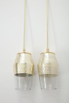 Pair of Honeycomb Pendant Lights - 1844576