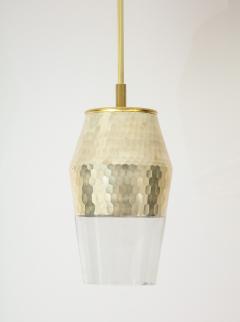 Pair of Honeycomb Pendant Lights - 1844578