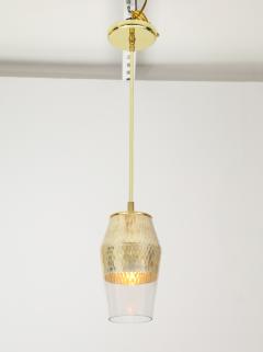 Pair of Honeycomb Pendant Lights - 1844581