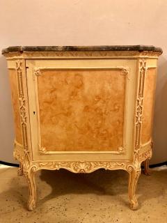 Pair of Hostetler Custom Faux Painted Marble Top Commodes or Nightstands - 3002934