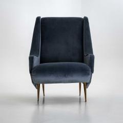 Pair of ISA Bergamo Armchairs Italy - 4431436