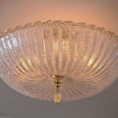 Pair of Icy Murano Ceiling Fixture - 132462