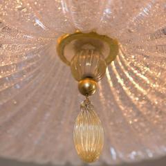 Pair of Icy Murano Ceiling Fixture - 132464