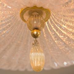 Pair of Icy Murano Ceiling Fixture - 132465