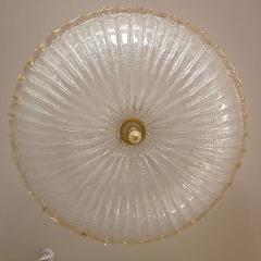 Pair of Icy Murano Ceiling Fixture - 132466
