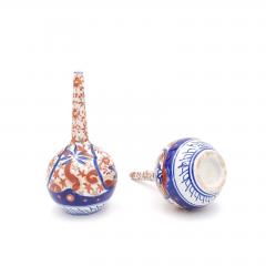 Pair of Imari Bottles or Stick Neck Vases - 2836649