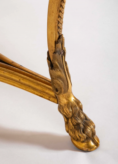 Pair of Important Bronze Marble Top Gueridons - 4101895