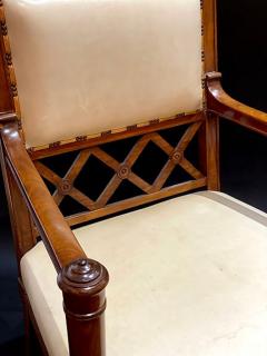 Pair of Important French Consulat Arm Chairs - 4645088