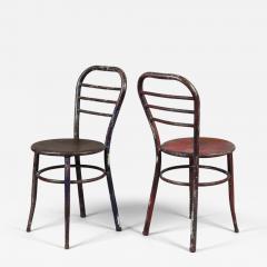 Pair of Indestructible Ice Cream Parlour Chairs - 4559795
