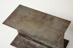 Pair of Industrial Steel I Beam End Tables Coffee Table - 4088278