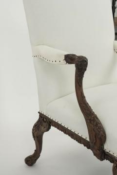 Pair of Intricately Hand Carved Rococo Style Fauteuils - 2764875