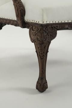 Pair of Intricately Hand Carved Rococo Style Fauteuils - 2764876