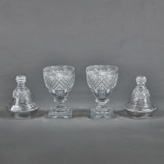 Pair of Irish Crystal Lidded Bonbonniers Circa 1820 - 3818781