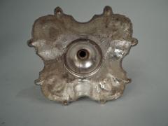 Pair of Irish Georgian Sterling Silver Shell Mask Candlesticks 1969 - 3762071