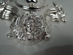 Pair of Irish Georgian Sterling Silver Shell Mask Candlesticks 1969 - 3762074